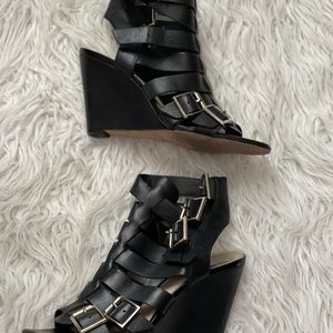 Vince Camuto buckle Wedges